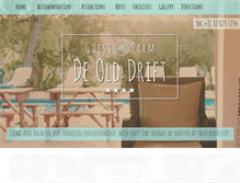 Tablet Screenshot of deolddrift.co.za